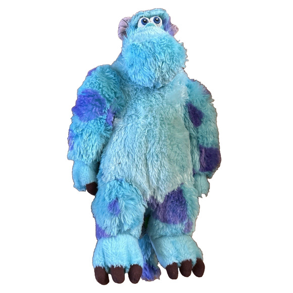 Disney Store Pixar Monsters Inc Sully Plush Sullivan Blue Stuffed 16" - Picture 1 of 3